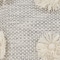 Homeroots Set of Two Gray and Ivory Floral Cotton Throw Pillows With Fringe, 2PK 554577 - alternate 5