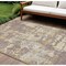 Homeroots 8' X 10' Lavender Gold And Beige Abstract Washable Indoor Outdoor Area Rug 597983 - alternate 1