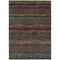 Homeroots 5' X 8' Black Green And Gold Striped Washable Indoor Outdoor Area Rug 588239 - alternate 8