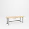 Pucel Hardwood Top Hydraulic Bench, 30 in W x 72 in L x 30 in D, Adjustable 29 in-41 in H, Black HBW-3072-E12 - alternate 1