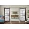 Sartodoors Sturdy Double Barn Door with Frosted Glass 48x80 (2* 24x80) Solid Core Modern Interior QUADRO4002DB-CA-48 - alternate 1