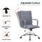Leisuremod Harris High-Back Faux Leather Office Chair, Grey HOT19GRL - alternate 10