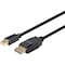 Monoprice Select Series Mini DisplayPort 1.2 to DisplayPort 1.2 Cable, 6ft 13373 - alternate 1