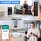 Serenelife Automatic Robot Vacuum Cleaner and Mop Combo, App Control, 3 Cleaning Modes, Smart Anti-Fall, White PUCRCVAC100WT - alternate 5