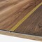 M-D Building Products Building Products 3/4'' x 72'' Satin Brass Aluminum Seam Binder with Screw Nails 79129 - alternate 1