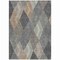 Homeroots 5' X 8' Pewter Gray And Gold Argyle Washable Indoor Outdoor Area Rug 613730 - alternate 8