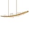 Cwi Lighting Arcus Integrated LED 70in Brass Chandelier with Handcrafted Glass 1711P70-7-624 - alternate 8