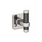 Amerock Esquire Polished Nickel/Gunmetal Contemporary Single Robe Hook BH36563PNGM - alternate 1