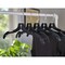 Nahanco 17in Black Plastic Middle Heavy Weight Shirt Hanger, 100PK 2505 - alternate 8