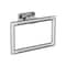 Amerock Esquire Polished Nickel/Stainless Steel Contemporary 5-1/4 in 133 mm Length Towel Ring BH26612PNSS - alternate 1