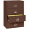 Fireking 4 Drawer, 1 Hr Fire & Impact Rated, 38" Wide Lateral Brown 4-3822-CBR - alternate 4