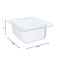Koolmore 36 in. Commercial 2 Door Refrigerated Sandwich Prep Table 10 Pan Capacity and 11  Cu. Ft. of Storage KM-PTR36-2D - alternate 10