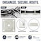 Kable Kontrol Adhesive Cable Tie Mounts, 1-1/2" Sq, Natural Nylon, PK100 PK100 CT285 - alternate 6