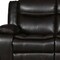 Homeroots 86" Brown Faux Leather Sofa With Black Legs 366304 - alternate 8