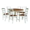 Whitewood Industries Rectangular Extension Dining Table W/ 6 Chairs, 36 in W, 29.9 in L, 48 in H, Parawood, 7 K79-36RXT-C2-6 - alternate 1