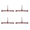 Mytee Products Ratchet Binder 1/2in-5/8in fits 12 Chain Flatbed Binders 13000 WLL, 4PK CBRS12x4 - alternate 9