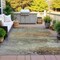 Homeroots 5' X 8' Taupe Brown And Gold Abstract Washable Indoor Outdoor Area Rug 630862 - alternate 7