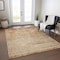 Homeroots 5' X 8' Copper And Terra Cotta Abstract Washable Indoor Outdoor Area Rug 605579 - alternate 9