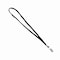 Advantus Metal Flat Clip Lanyard, 36in Long, Black, 100PK 97128 - alternate 5