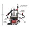 Atlas Automotive Equipment Platinum Ptc500 Center Post Tire Changer W/ Adapters AP-PTC500-KIT - alternate 9