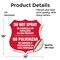Signmission Bilingual No Spray Shield Sign Do Not Sp, 18 Inch X 18 Inch, Vinyl Decal SHI-D-18-366 - alternate 6