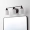 Jonathan Y Lydia 24" 3-Light Farmhouse Cottage Metal LED Vanity Light w/ Frosted Glass Shades, Oil Rubbed Bronze JYL7551C - alternate 9