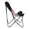 Homeroots 26" Black Tropical Butterfly Chair 556450 - alternate 9