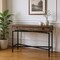 Homeroots 43" Brown And Black Cross Leg Console Table 333209 - alternate 5