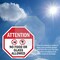Signmission Attention No Food or Glass Allowed, 4 inch X 4 inch, Vinyl Decal, 2PK OC-D-2PACK-4-19 - alternate 4