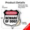 Signmission Dog Warning Shield Sign Beware Of Dogs, 18 inch X 18 inch, Vinyl Decal, 2PK SHI-D-2PACK-18-376 - alternate 6