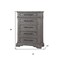 Homeroots 18" X 40" X 56" Salvaged Natural Wood Chest 347144 - alternate 5
