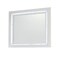 Homeroots 41" White Faux Marble Wood Lighted Mounted Accent Mirror 384040 - alternate 5