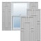 Ekena Millwork True Fit PVC Hastings Fixed Mount Shutters, Primed, 18"W x 42"H TFP001HS18X042PR - alternate 1