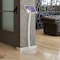 M&T Displays Pedestal Sign Holder Restaurant Menu Board Floor Standing 8.5 x 11 White Pearlic UCUMB20581X2000 - alternate 3