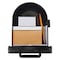 Solar Group Architectural Mailboxes Arlington Classic Galvanized Steel Post Mount Black Mailbox AR15B0AM - alternate 5