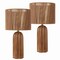 Jonathan Y Hazel 24" Bohemian Coastal Fluted Scalloped Cylinder Resin w/Hand-Woven Paper Rope Drum Shade L, 2PK JYL5511A-SET2 - alternate 8