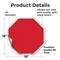 Signmission Blank Sign Red Background, 18 Inch X 18 Inch, Vinyl Decal OC-D-18-28 - alternate 4