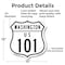 Signmission Washington Route Marker Shield Sign Us 1, 12 Inch X 12 Inch, Aluminum Metal Sign SHI-A-12-475 - alternate 6