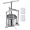 Vevor 1.6 Gallon/6L Fruit Wine Press Stainless Steel Manual Juice Maker Handle SFP-6L-AL - alternate 1