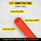 Vevor 1/2in x 1000ft Pex Tubing Oxygen Barrier O2 EVOH Red Radiant Floor Heat P131-7-1000R - alternate 8