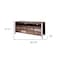 Homeroots 61" Brown Solid Wood Cabinet Enclosed Storage Distressed TV Stand 528734 - alternate 5