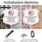 Signmission Concealed Carry Shield Sign No Concealed, 6 Inch X 6 Inch, Plastic Sign SHI-P-6-372 - alternate 6