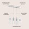 Jonathan Y Mium 29.5" 4-Light Modern Style Iron/Crystal/Glass Integrated LED Linear Pendant, Chrome JYL1706A - alternate 10