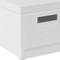 Homeroots 13" White Plastic Filing Cabinet 723063 - alternate 5