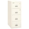 Fireking 4 Drawer, 1 Hr Fire Rated, Vertical, 31" Legal, Safe-In-A-File Ivory White 4-2131-CIWSF - alternate 1