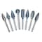 Drill America 8 Piece Carbide Bur Set (SA5, SC3, SC5, SD5, SF3, SF5, G3 & SL4) DUL3SET - alternate 1