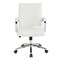 Office Star Products FL Series Executive Low Back Chair, White FL92011C-u11 - alternate 5