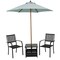 Outdoor Expressions 3-Piece Chat Set with Umbrella & PFAS-Free Fabric 824485 - alternate 10