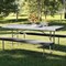 Flash Furniture Insta-Fold 6 Foot Granite Gray Indoor-Outdoor Picnic Table - Commercial Grade Foldable Steel Frame RB-EBB-3072FD-MND-GY-GG - alternate 8