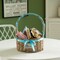 Wickerwise Small Seagrass Wicker Picnic Basket with Handle - Versatile Gift Basket with Blue Ribbon for New QI004720 - alternate 10